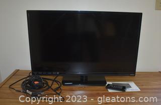 Vizio 32” Flat Screen TV with Remote [Upstairs]